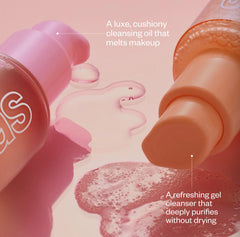 KOSAS Mini Plump + Juicy Double Cleansing System
