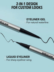 SHEGLAM On-Line Dual Eyeliner Black