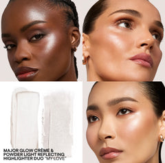 PATRICK TA - MAJOR GLOW CRÈME &
POWDER LIGHT REFLECTING TRANSLUCENT HIGHLIGHTER DUO