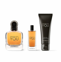 إمبوري أرماني - سترونغِر ويذ يو أو دي تواليت (100 مل + 15 مل + 50 مل شامبو للجسم بالكامل)