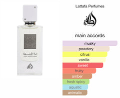 لطافة أنا أبيض عطر للجنسين