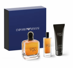 إمبوري أرماني - سترونغِر ويذ يو أو دي تواليت (100 مل + 15 مل + 50 مل شامبو للجسم بالكامل)