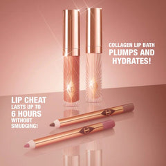 Charlotte Tilbury Glossy Fresh Pink LIP DUO (Mini lipgloss & lip liner kit)