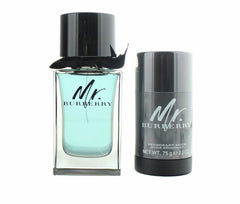 بربري - مجموعة عطر السيد بربري أو دو تواليت (100 مل) ومزيل العرق (75 جم) - ثنائي خشبي فوجير كلاسيكي