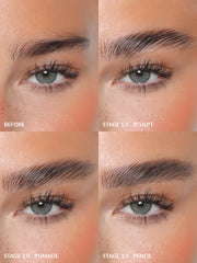 REFY - BROW COLLECTION Sculpt, Shade & Define Brow Set.