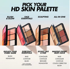 لوحة أحمر الخدود والتوهج HD Skin Blush & Glow من MAKE UP FOR EVER