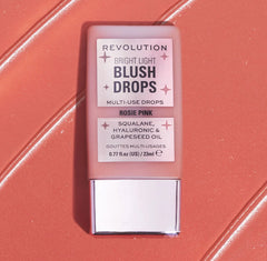 Makeup Revolution Bright Light Blush Drops Pink Rosie