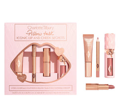 شارلوت تيلبوري، أسرار الشفاه والخدود الأيقونية