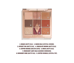 لوحة شارلوت لاتجاهات تجميل العيون غروب الشمس الحسي