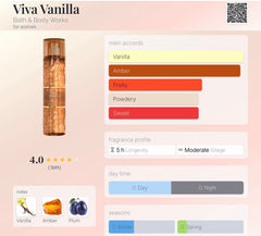 Bath & Body Works Viva Vanilla Fine Fragrance Mist