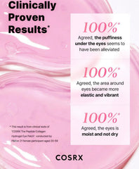 رقعة عين COSRX ببتيد الكولاجين هيدروجيل