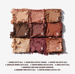 لوحة شارلوت لاتجاهات تجميل العيون غروب الشمس الحسي