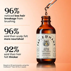 زيت علاج ما قبل الغسيل من فابل آند ماني - هولي روتس™ للشعر الخفيف