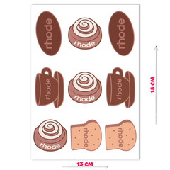 Rhode Coffee & Pastry Sticker Pack (limited edition)