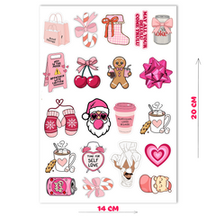 Havenly Pink Winter Vibes Sticker Sheet