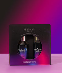 مجموعة SOUL AND MORE Velvet Noir من قطعتين