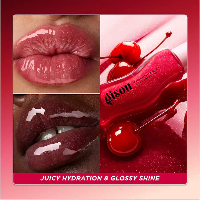 リップグロス GISOU honey infused lip oil Honey Infused Hydrating Lip Oil - Gisou | Sephora