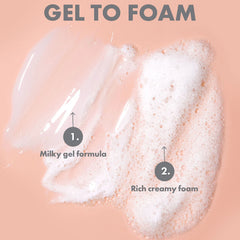 منظف رغوي لطيف من Wishful Get Clean 2% PHA وطحالب البحر، 50 مل