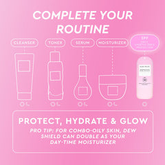 كريم توهج البطيخ Glow Dew Shield SPF 30 (حجم العينة)