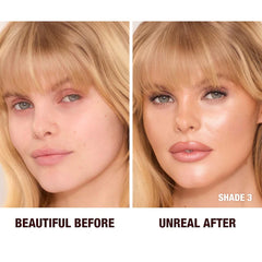 قلم أساس مرطب شفاف لامع من شارلوت تيلبوري أنريل سكين