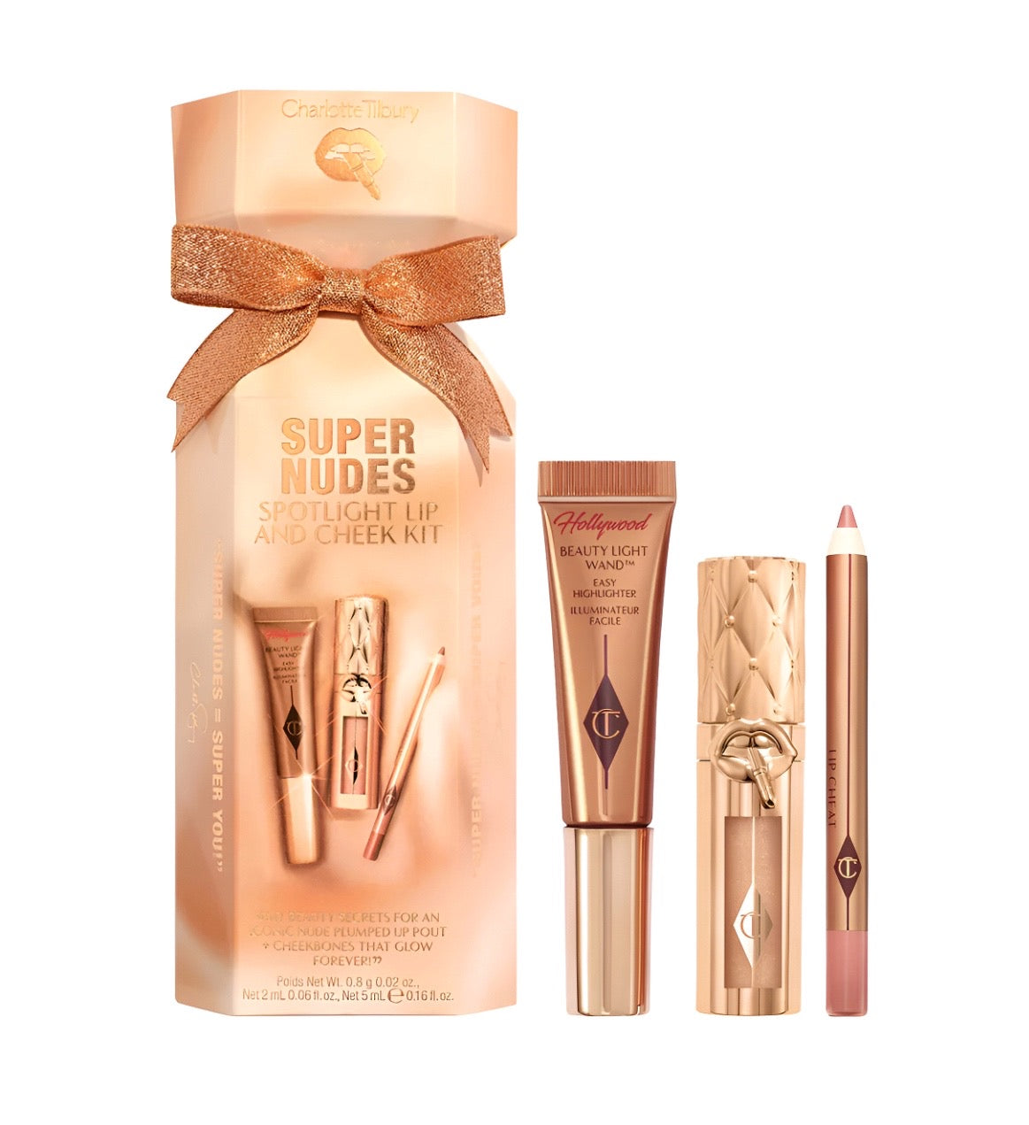 Charlotte Tilbury Super Nudes Spotlight Lip And Cheek Kit