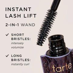 tarte lights, camera, lashes 4-in-1 volumizing mascara