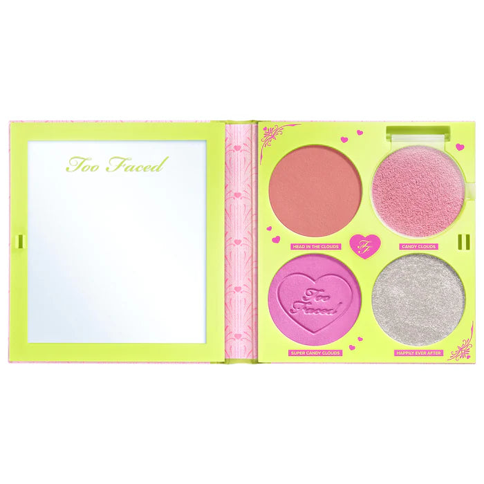 Too Faced Fairytale Crush Blush & Highlighter Palette Makeup Set
