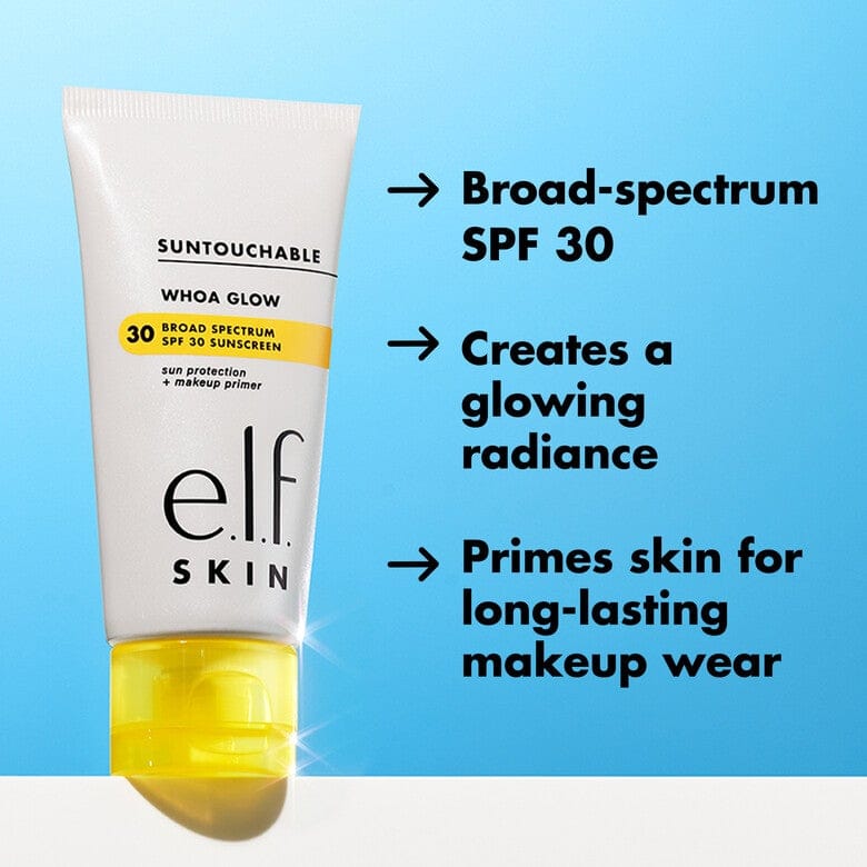 e.l.f. SKIN Suntouchable Whoa Glow SPF 30 – Sunscreen + Primer Hybrid