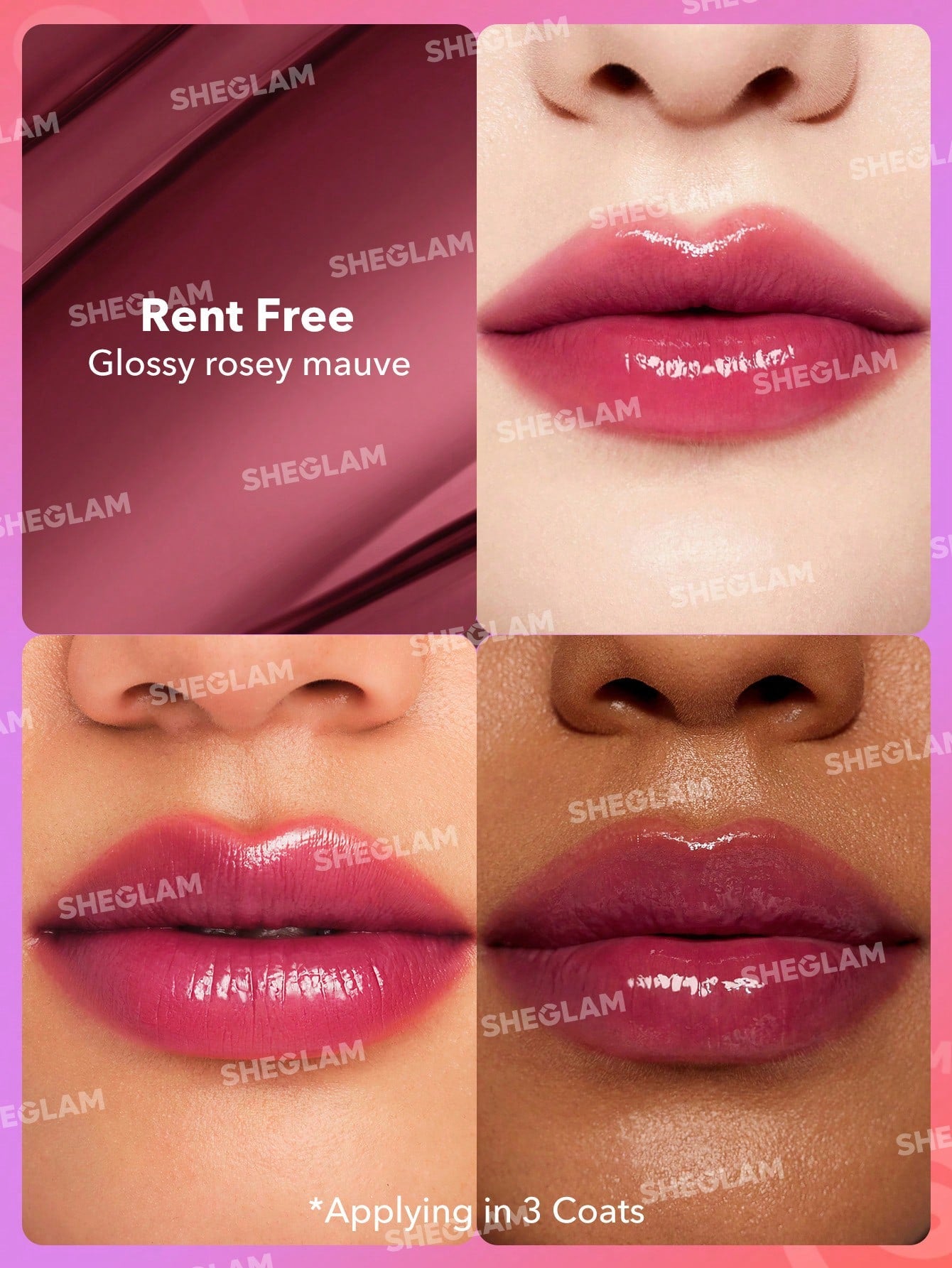 Sheglam MIRROR KISS HIGH-SHINE LIPSTICK