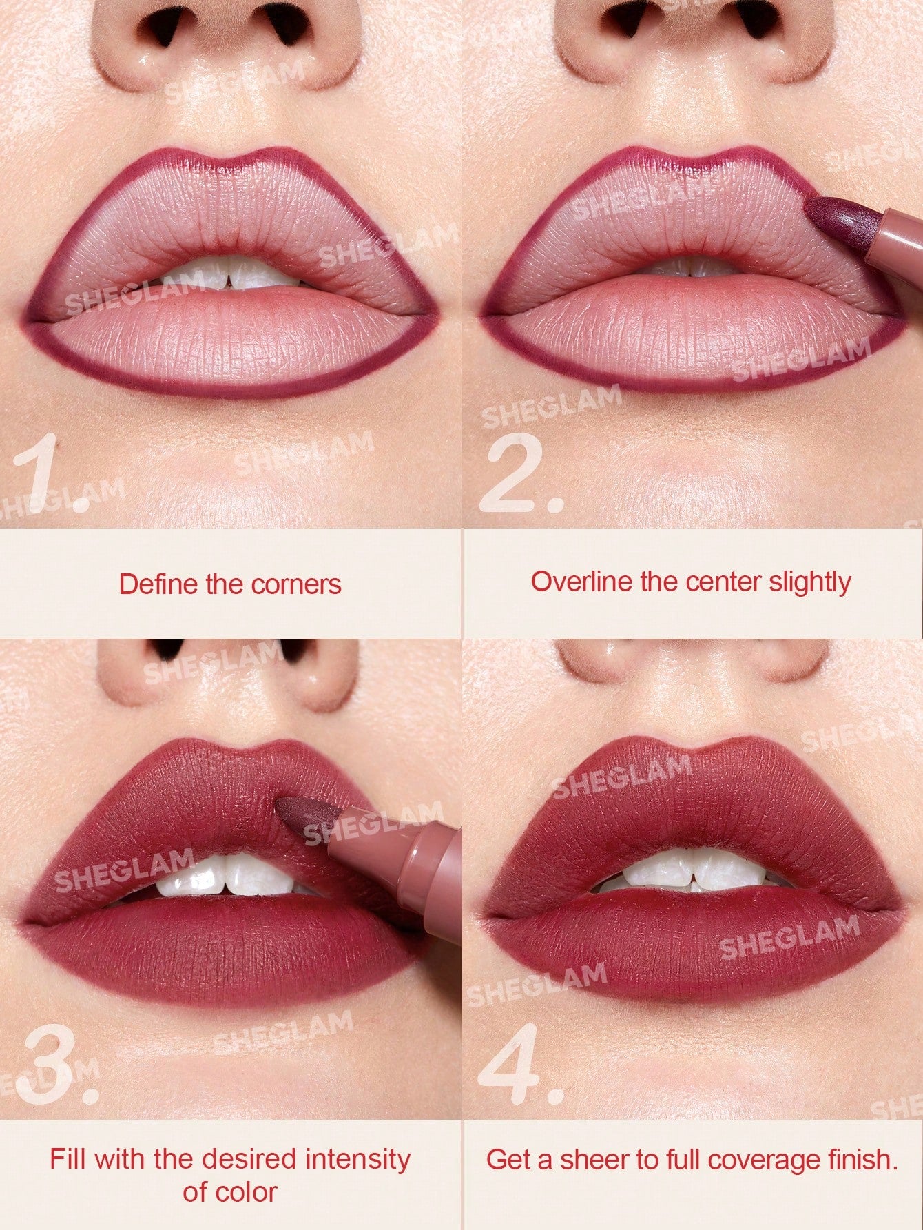 قلم تلوين الشفاه SHEGLAM Love Stained