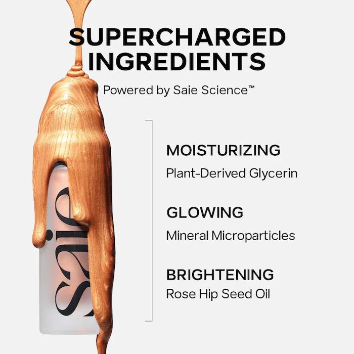 Saie Glowy Super Gel Lightweight Dewy Multipurpose Illuminator (Mini Sample Size)