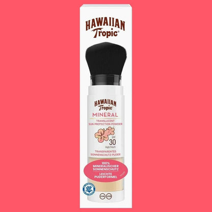 HAWAIIAN TROPIC Translucent Sun Protection Powder Mineral Brush SPF30