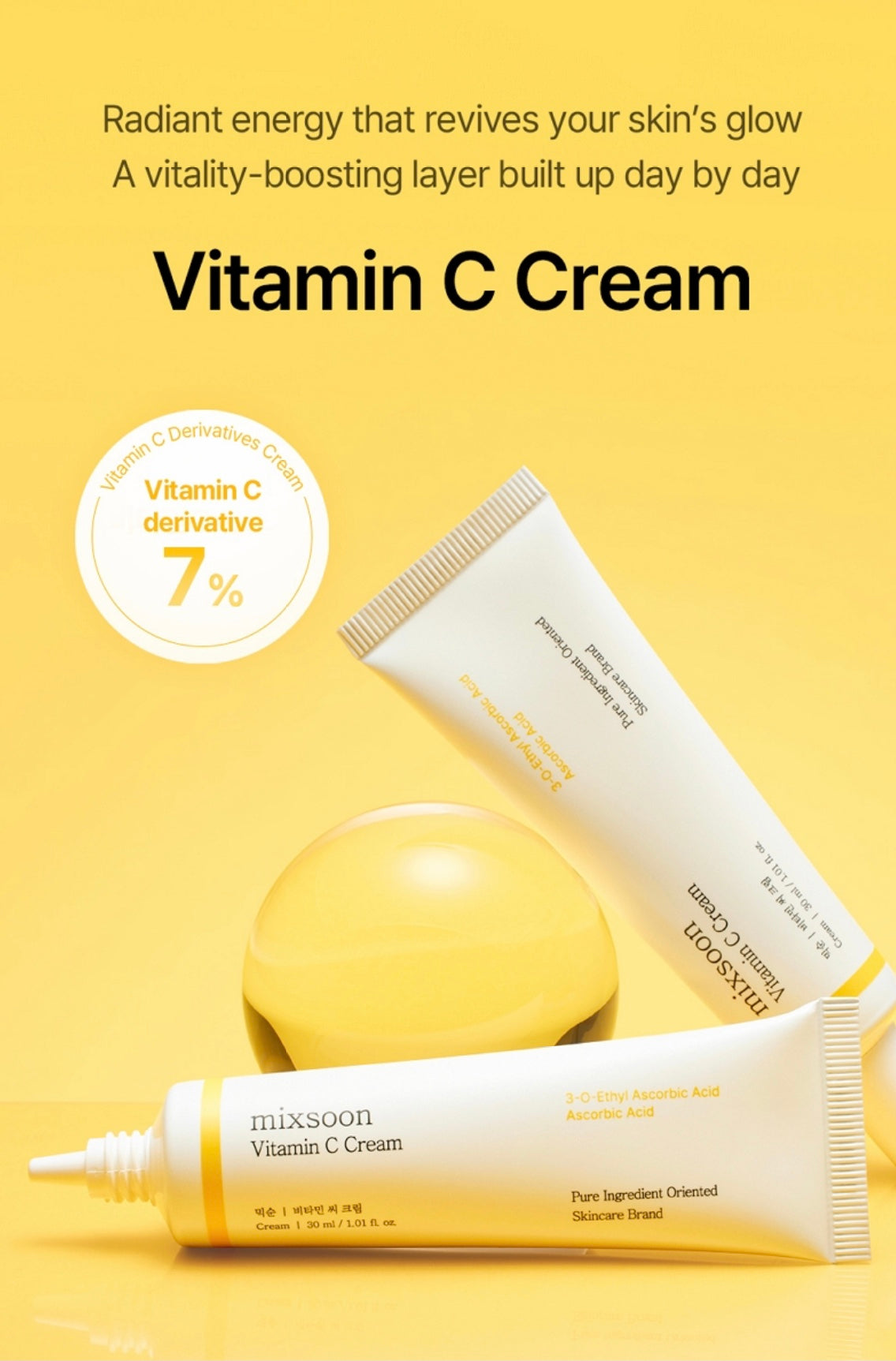 Mixsoon Vitamin C Cream 30 ml