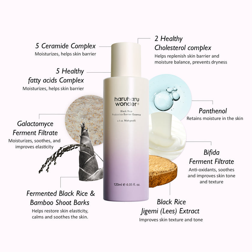 HaruharuWonder Black Rice Probiotics Barrier Essence