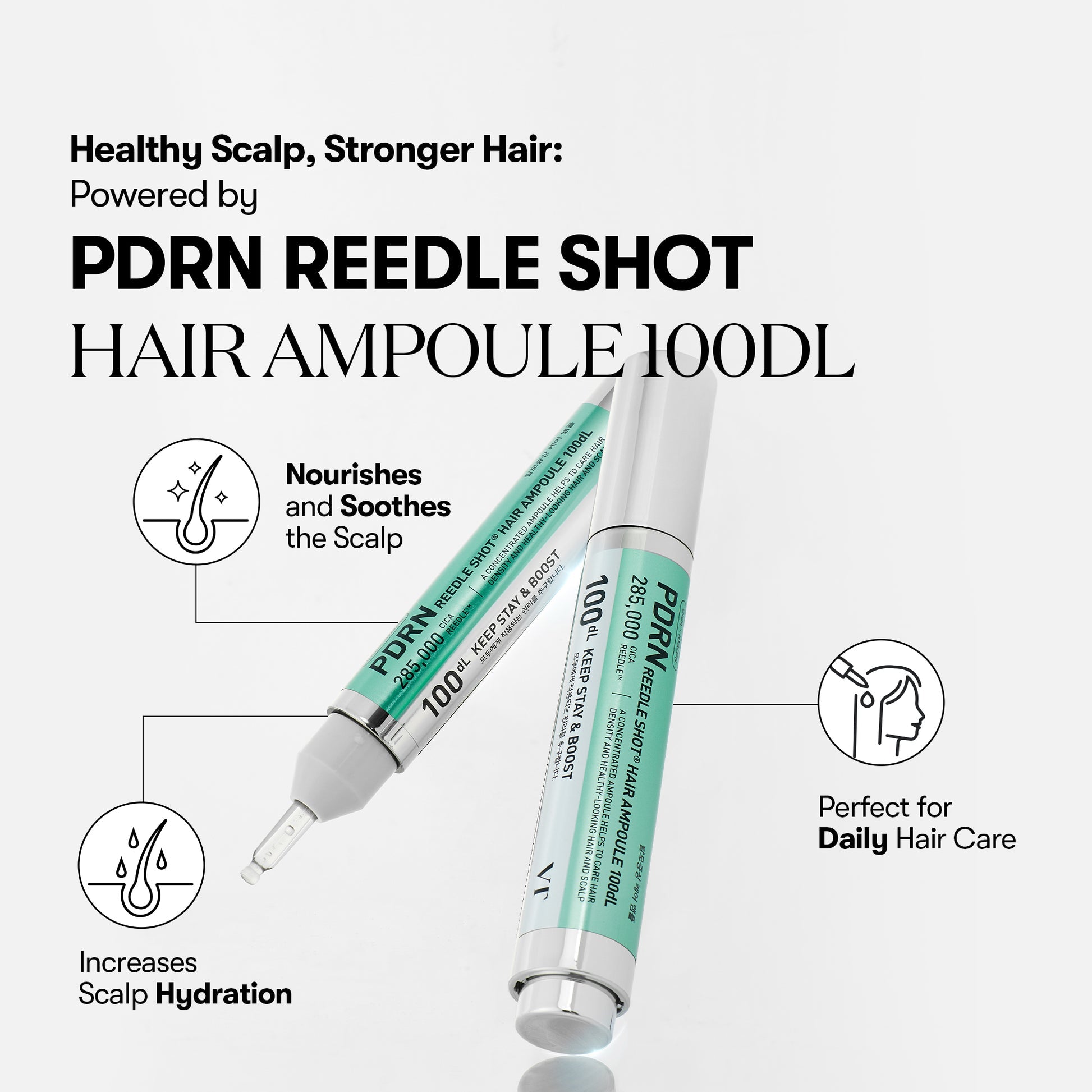 VT PDRN Reedle Shot Hair Ampoule 100dL (15 ml)