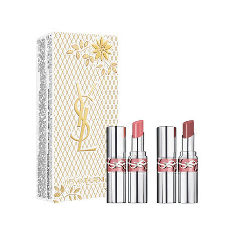 YSL LOVESHINE NUDE LIPSTICK DUO GIFT SET