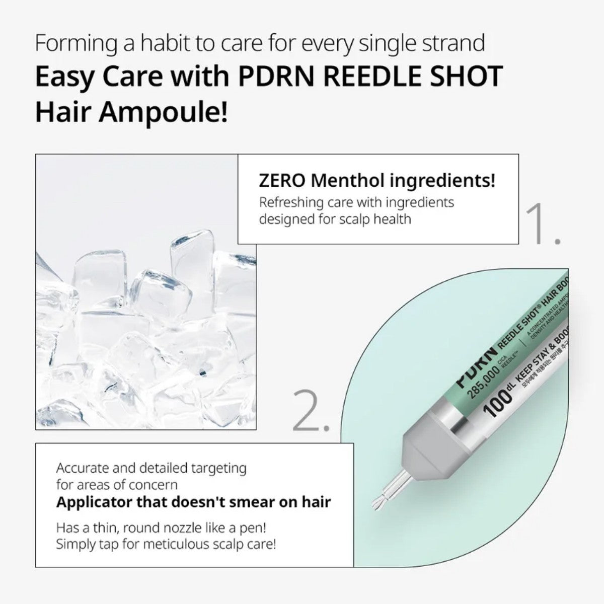 VT PDRN Reedle Shot Hair Ampoule 100dL (15 ml)