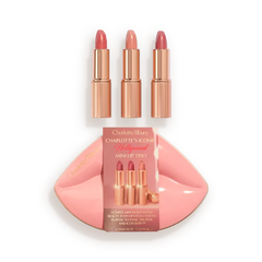Charlotte Tilbury Hollywood Iconic Mini Lip Trio Travel Size Lip Kit