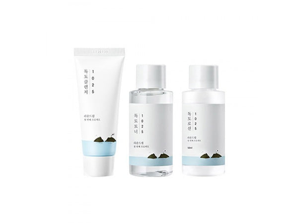 ROUND LAB 1025 Dokdo Mini Skin Care Set (Toner/Lotion/Cleanser)