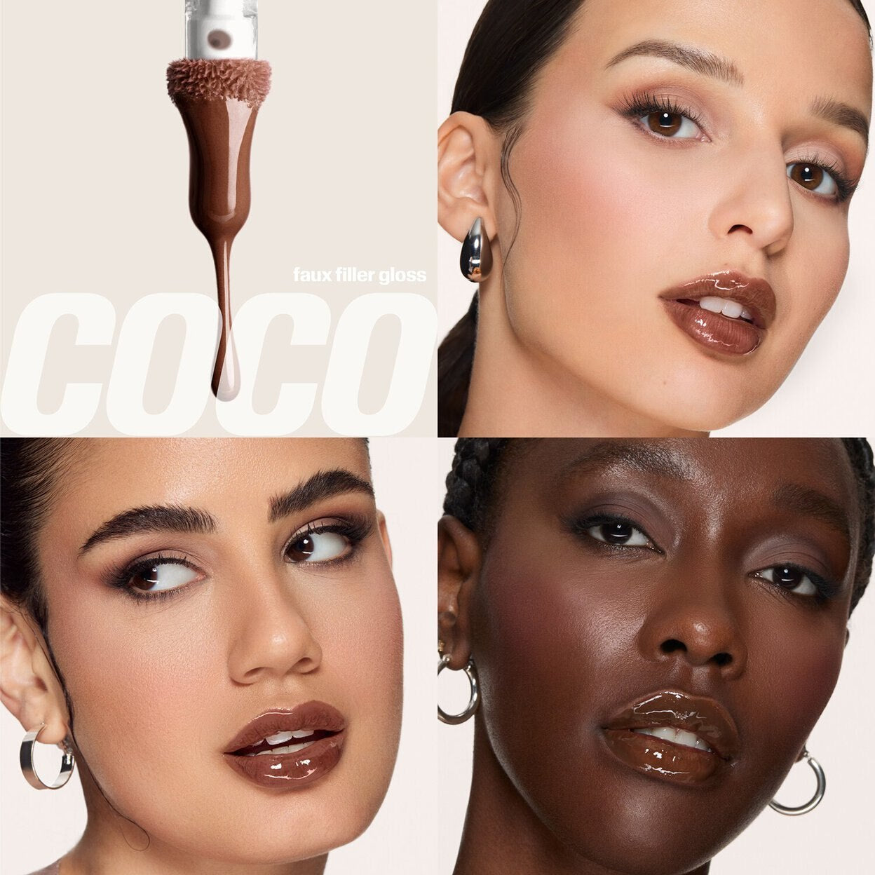 Huda Beauty Juicy Coco Lip Duo set