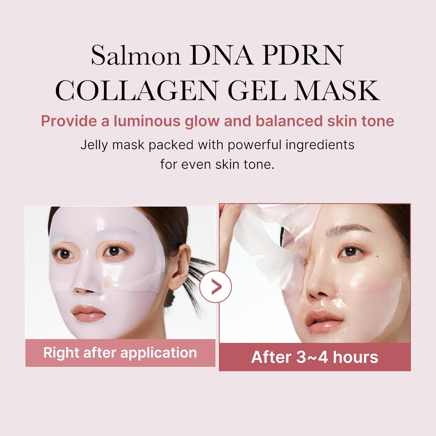 Medicube Salmon DNA PDRN pink collagen jelly gel mask