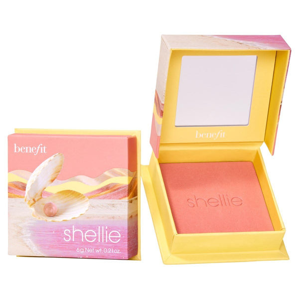 Benefit Shellie Warm seashell-pink mini blush