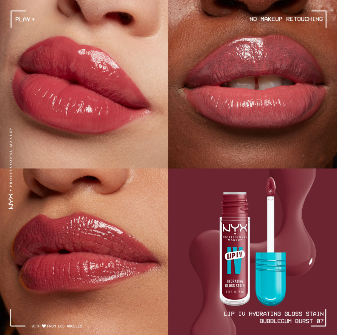 NYX LIP I.V. HYDRATING LIP GLOSS STAIN