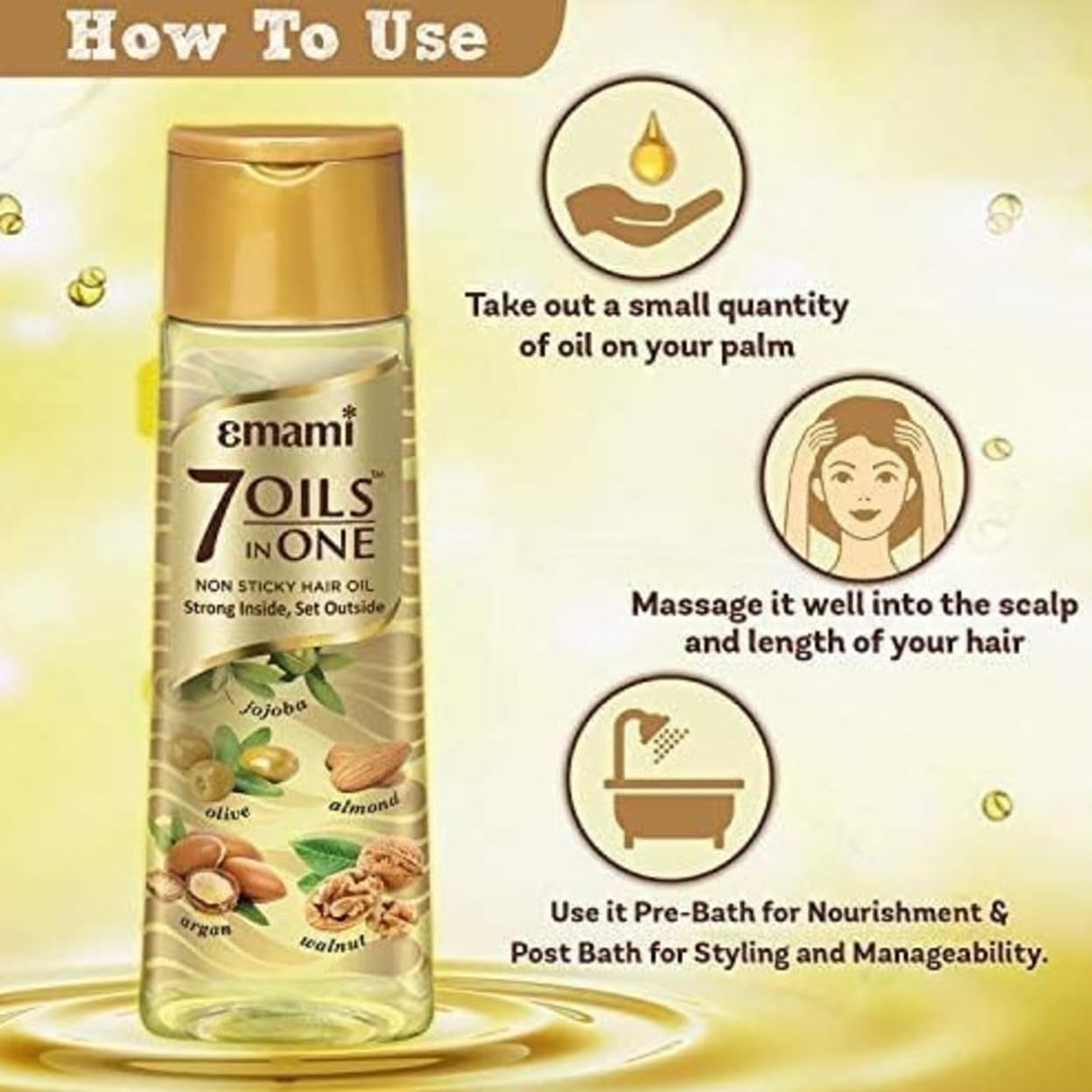 Emami 7 Oils In One Damage Control Hair Oil