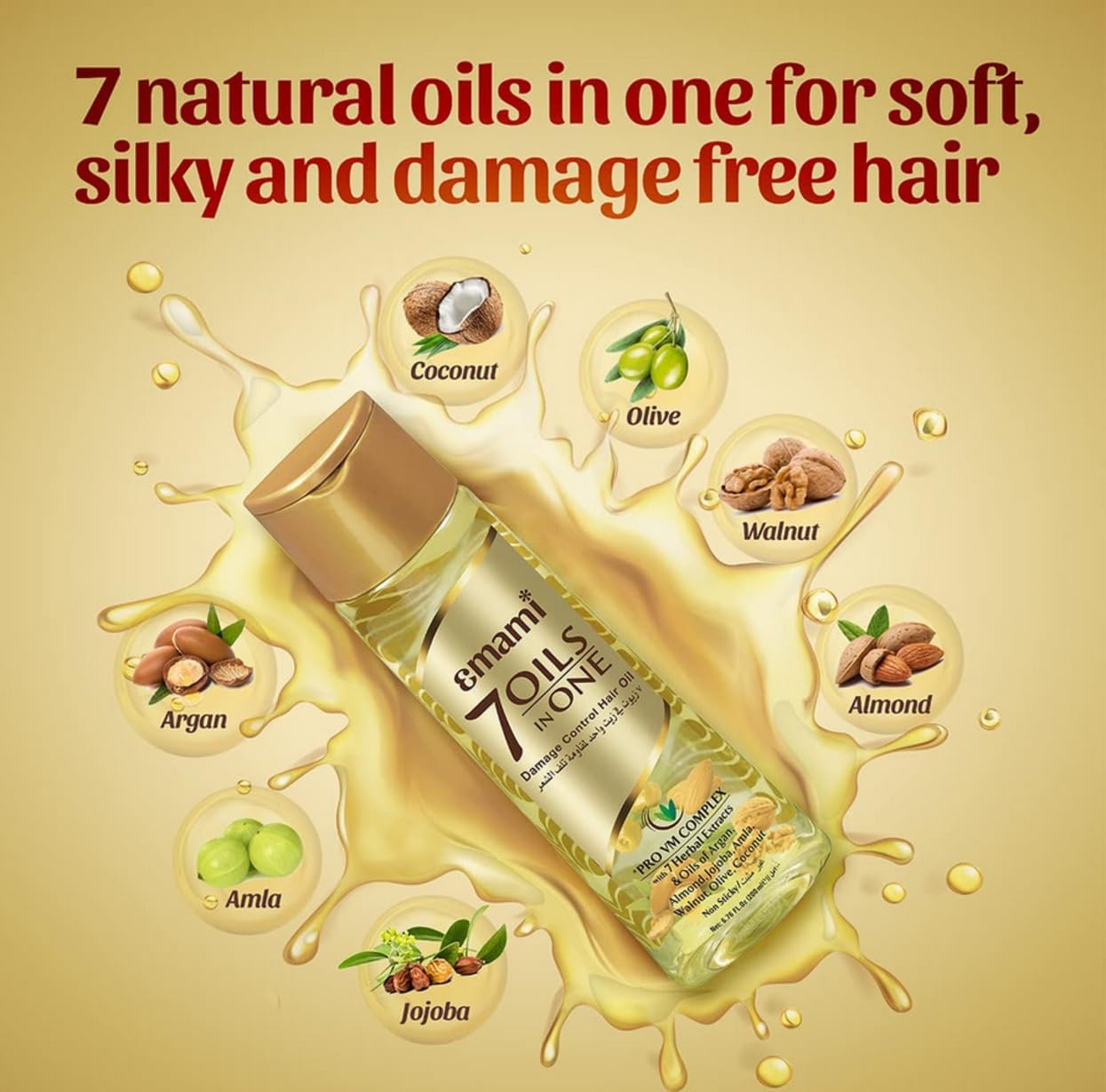 Emami 7 Oils In One Damage Control Hair Oil