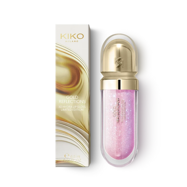 Kiko Milano Gold Reflections 3D Hydra Lip Gloss (Limited Edition)