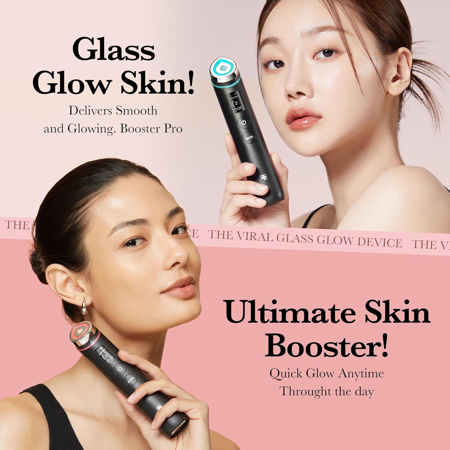 Medicube AGE-R Booster Pro Black + جيلي الكولاجين المجاني (حزمة إصدار محدود)