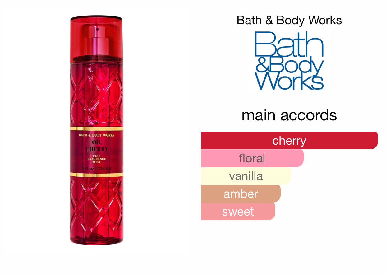 Bath & Body Works Oh, Cherry Fine Fragrance Mist