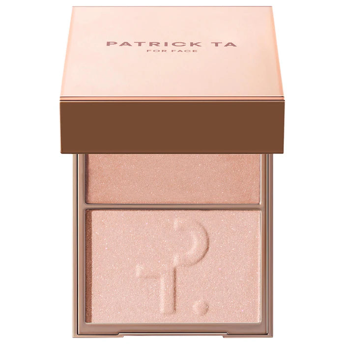 PATRICK TA - MAJOR GLOW CRÈME &
POWDER LIGHT REFLECTING TRANSLUCENT HIGHLIGHTER DUO