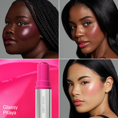 HAUSLABS COLOR FUSE INNOVATION GLASSY BALM + POWDER BLUSH DUO